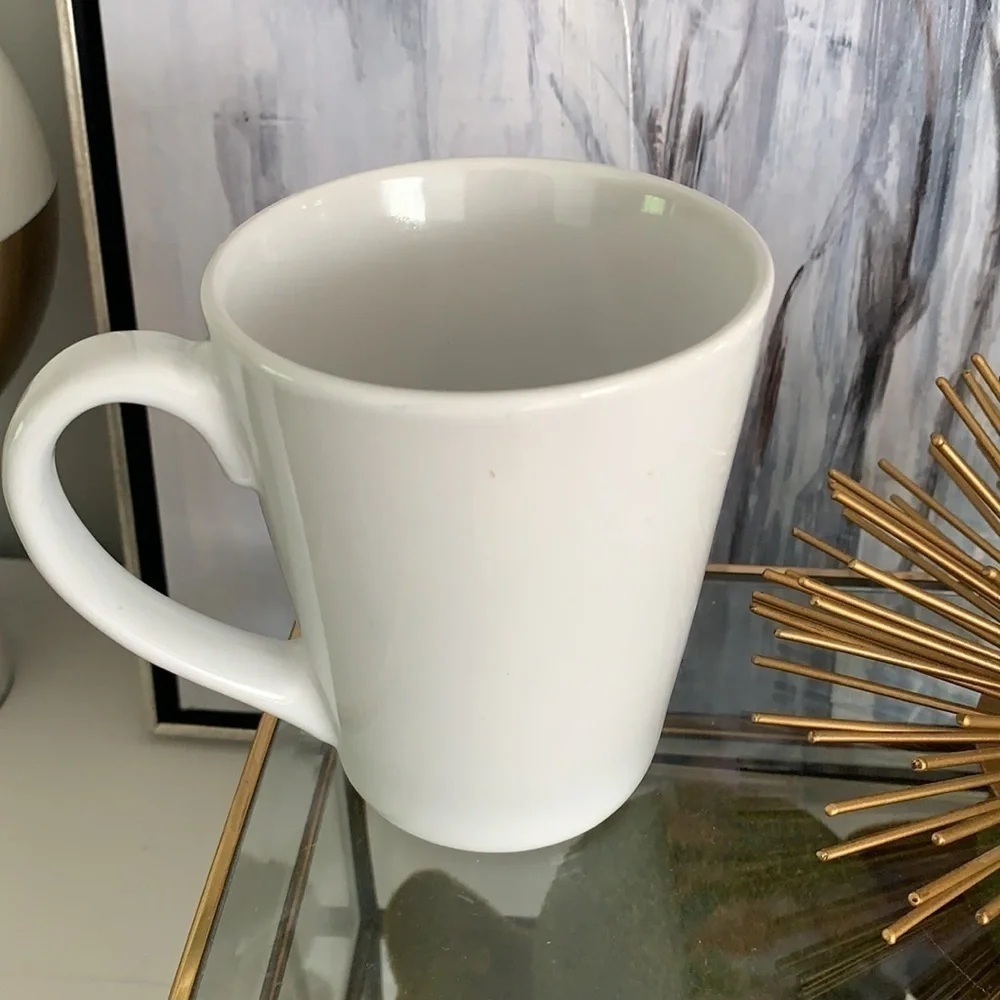 TAZO Tea 2012 Logo Starbucks‎ Cream Coffee Mug